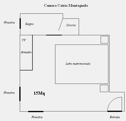 Mappa Camera Catria / Montagnola